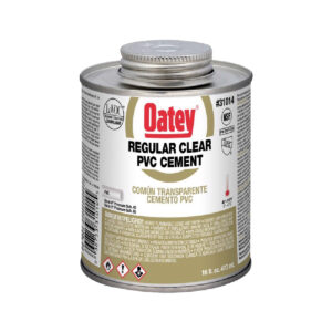 Pegamento PVC Regular Dorado 1/8 Gl (16 onzas) OATEY