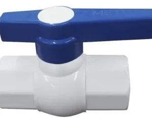 VALVULA ESFERICA PVC 1'' CON ROSCA METUSA
