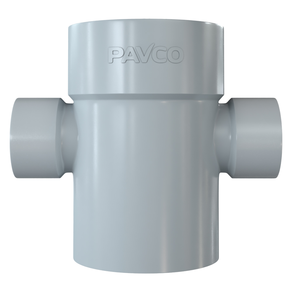 TEE Doble Con Reducción PVC SAL 4" a 2" PAVCO