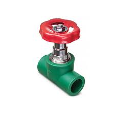 VALVULA GLOBO ROJA PPR 20MM ROTOPLAS