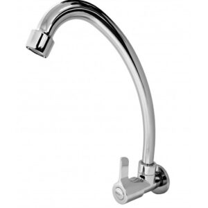 LLAVE PARA LAVADERO CROMADA PICO L - BRIKKEL  WAVE METUSA