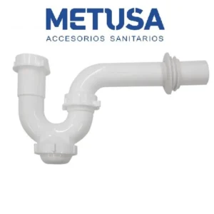 TRAMPA P CON REGISTRO 1 1/4” X 1 1/2” CON DESAGÜE 1 1/4” X 10” METUSA