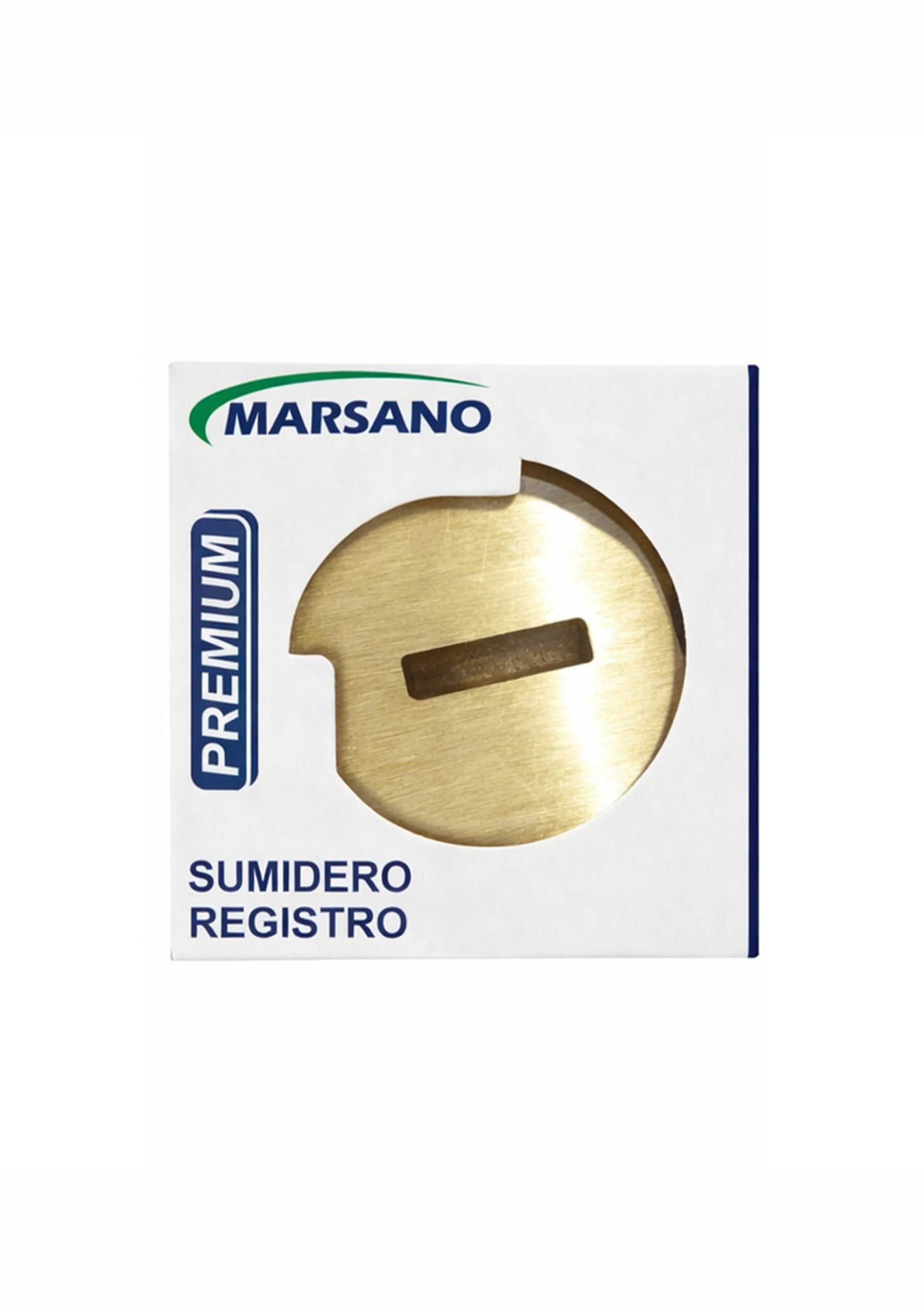 Registro Bronce Pulido 2" Marsano - Imagen 2